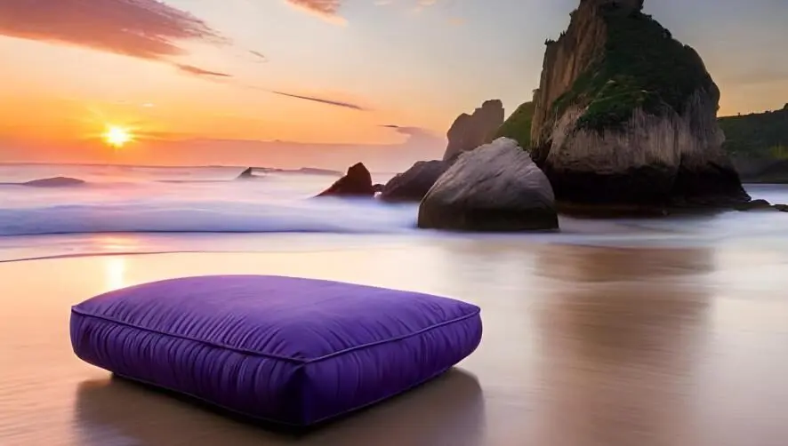 Purple pillow